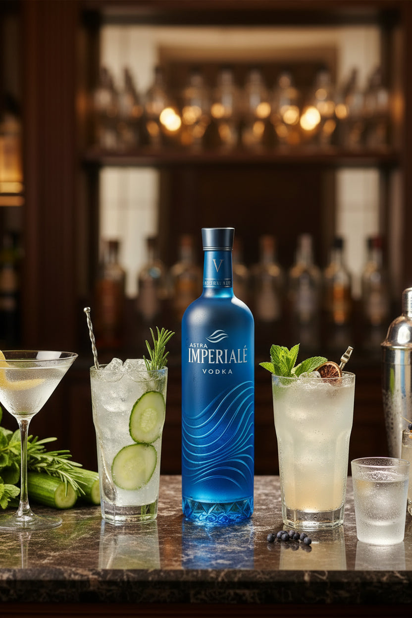 Premium Blue Weber Agave Vodka – Triple Distilled – imperialevodka