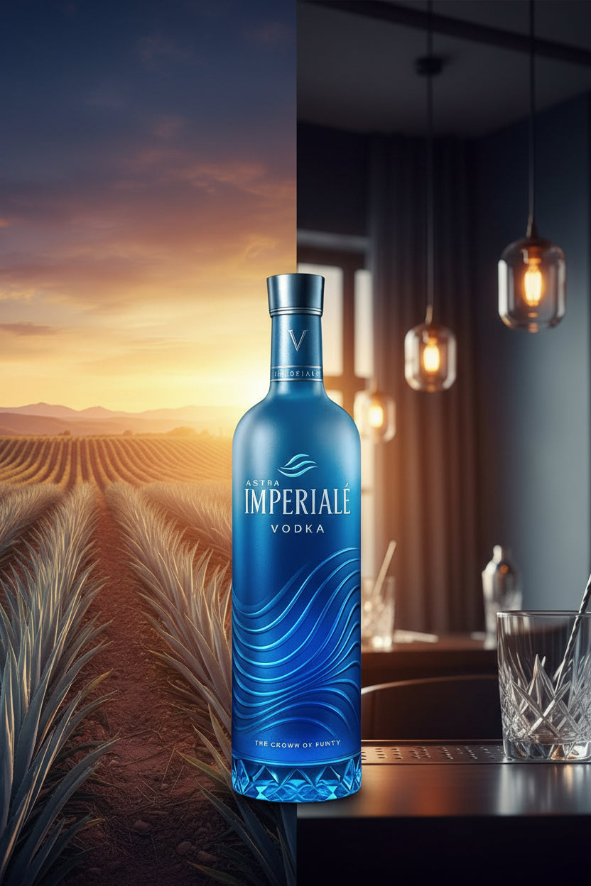 Taste the Blue Weber Difference with Astra Imperiale Vodka